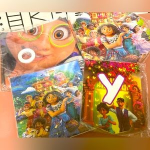 NIP, ENCHANTO PARTY SUPPLIES 🎈PLATES, NAPKINS, BANNER + TABLECLOTH/BACKDROP 🍰